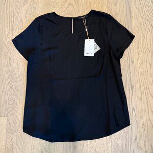 Quince Washable Stretch Silk Tee—Size M, NWT
